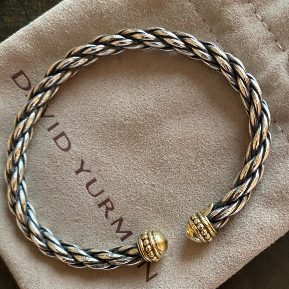 Rare David Yurman Mixed Metal Twist Cable